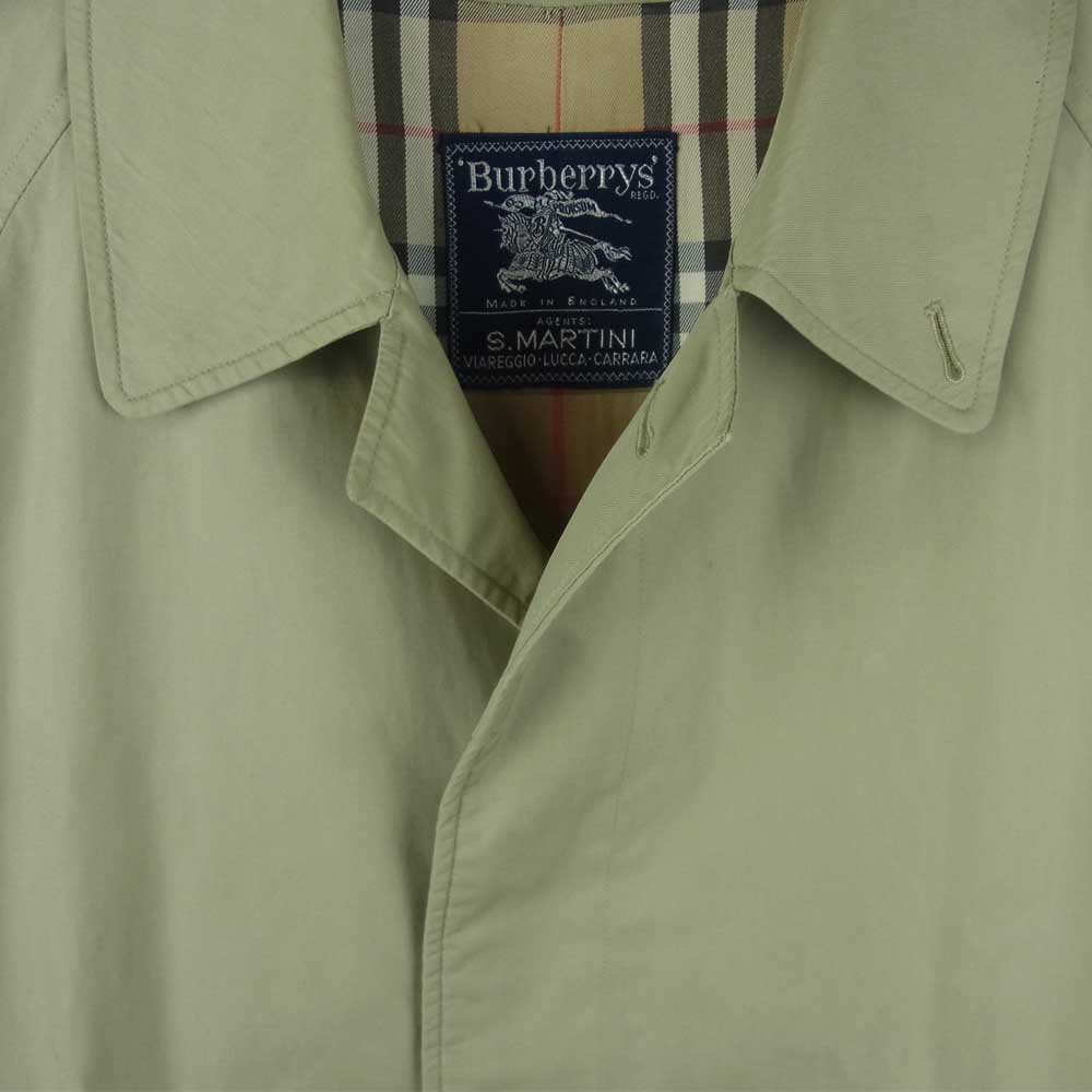 BURBERRY バーバリー Burberrys バーバリーズ 60's～70's REGDタグ ヴィンテージ オールド 英国製 ステンカラー コート ベージュ系【中古】