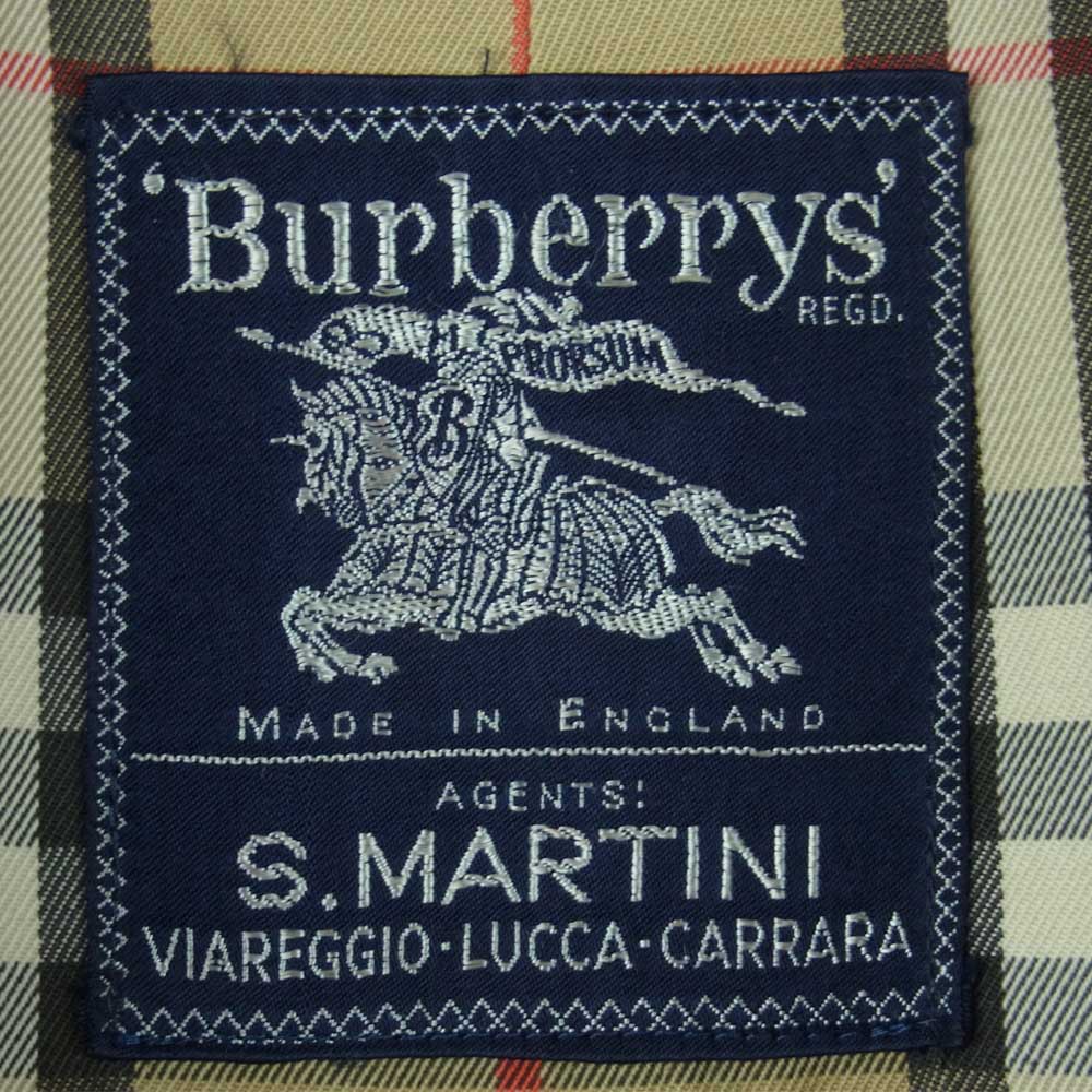 BURBERRY バーバリー Burberrys バーバリーズ 60's～70's REGDタグ ヴィンテージ オールド 英国製 ステンカラー コート ベージュ系【中古】