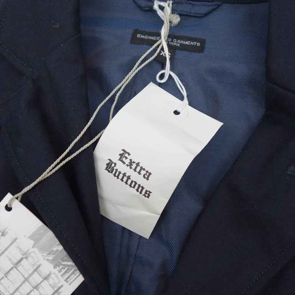 Engineered Garments エンジニアードガーメンツ Andover Jacket WOOL 4ポケット 3B テーラード アンドーバー ジャケット ウール ネイビー ダークネイビー系 XS【美品】【中古】