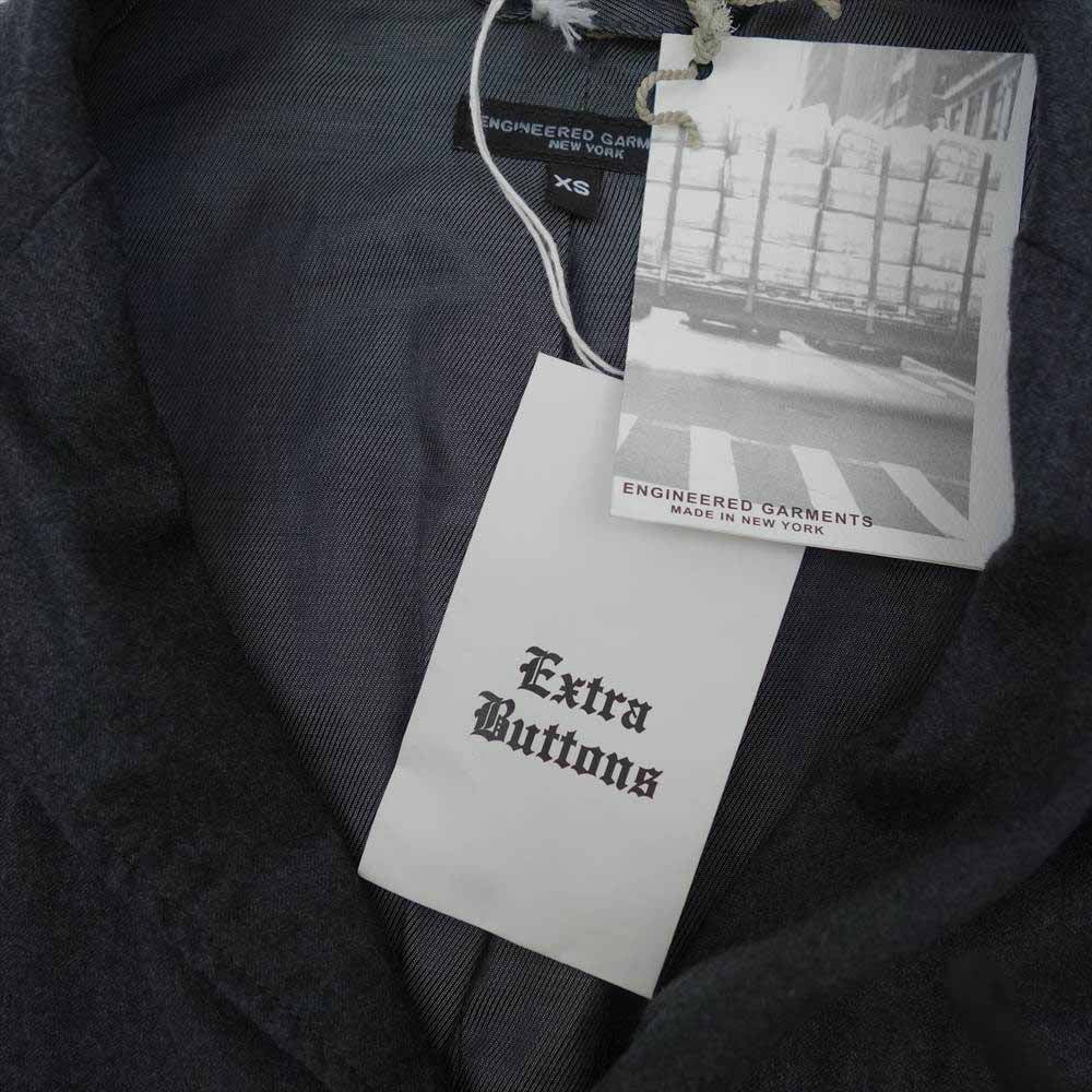 Engineered Garments エンジニアードガーメンツ Andover Jacket WOOL 4ポケット 3B テーラード アンドーバー ジャケット ウール グレー グレー系 XS【美品】【中古】