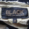 COMME des GARCONS コムデギャルソン BLACK AD2015 1P-J018 エステル縮絨加工 ポリ縮 カットオフノーカラー 燕尾 ジャケット ブラック系 M【美品】【中古】