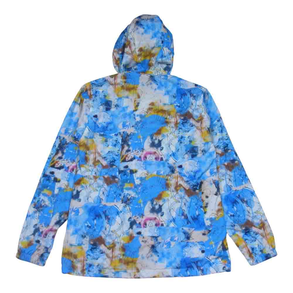 COMME des GARCONS コムデギャルソン Shirt Futura 20AW W28171 フランス製 フューチャラ グラフィック プリント フーデッド ジャケット ライトブルー系 S【美品】【中古】