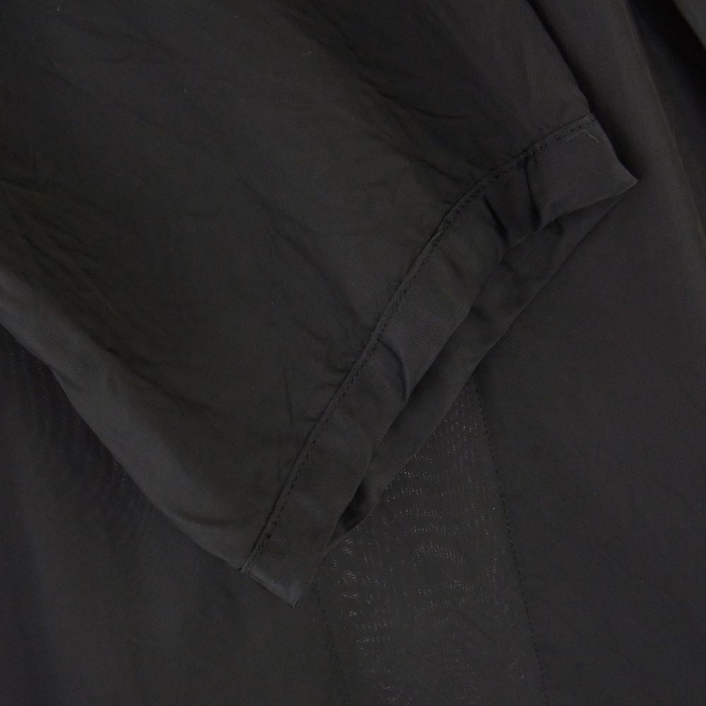 COMME des GARCONS コムデギャルソン BLACK AD2020 1G-C006 製品洗い加工 バック刺繍 ライナー コート ブラック系 XS【美品】【中古】