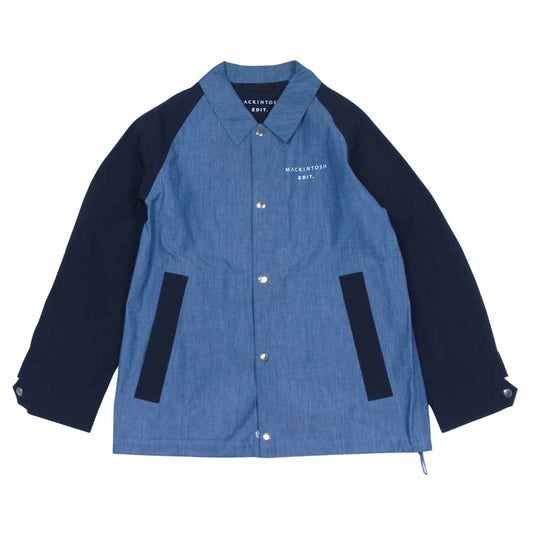 Mackintosh マッキントッシュ EDIT. GMH-007 DSMG限定 BLOUSON  エディット 透湿防水 コーチジャケット インディゴブルー系 36【美品】【中古】
