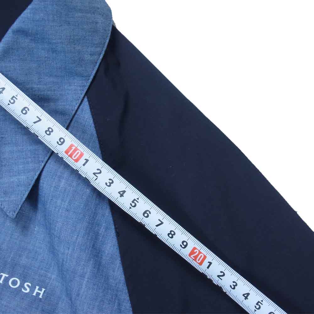 Mackintosh マッキントッシュ EDIT. GMH-007 DSMG限定 BLOUSON  エディット 透湿防水 コーチジャケット インディゴブルー系 36【美品】【中古】