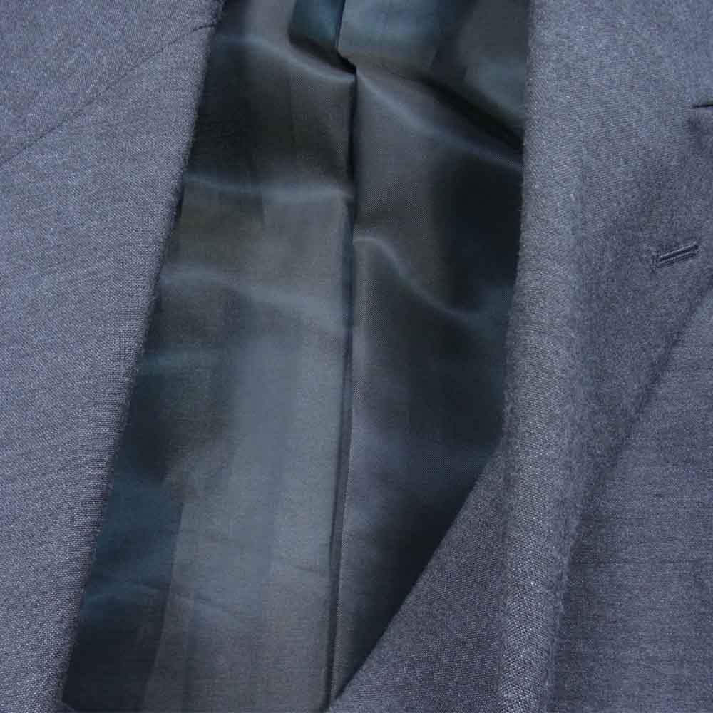 JUNYA WATANABE COMME des GARCONS MAN ジュンヤワタナベコムデギャルソンマン AD2019 WD-C003 袖カウレザー切替 ライダースドッキング ダブルブレスト コート グレー系 S【美品】【中古】