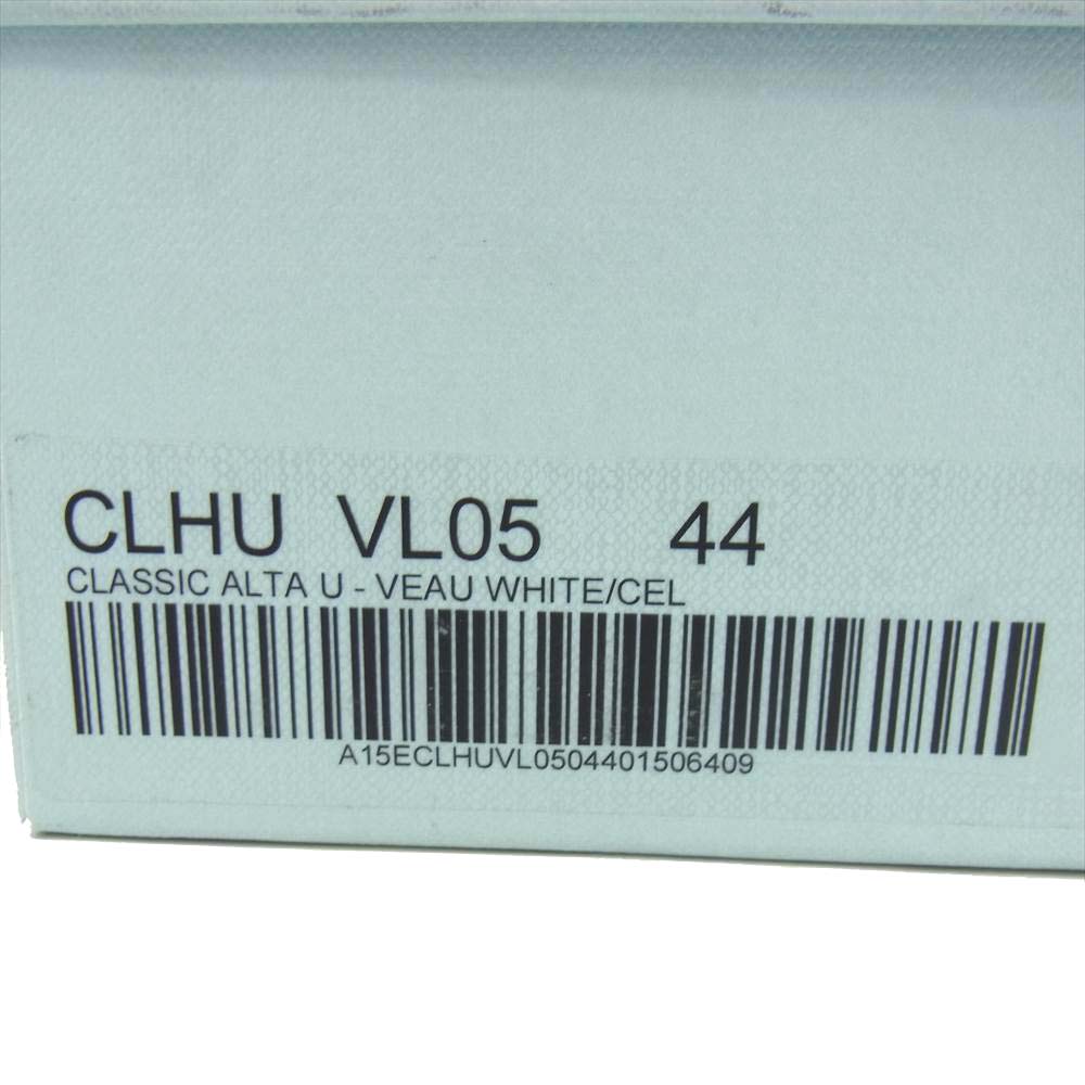 フィリップモデル CLHU VL05 ハイカット レザー スニーカー ホワイト系 44【中古】