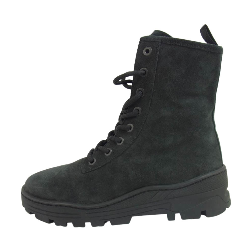 イージー シーズン6 国内正規品 イーストランドタグ KM5015.070 Thick Suede Combat Boot スエード コンバット ブーツ ブラック系 43【新古品】【未使用】【中古】