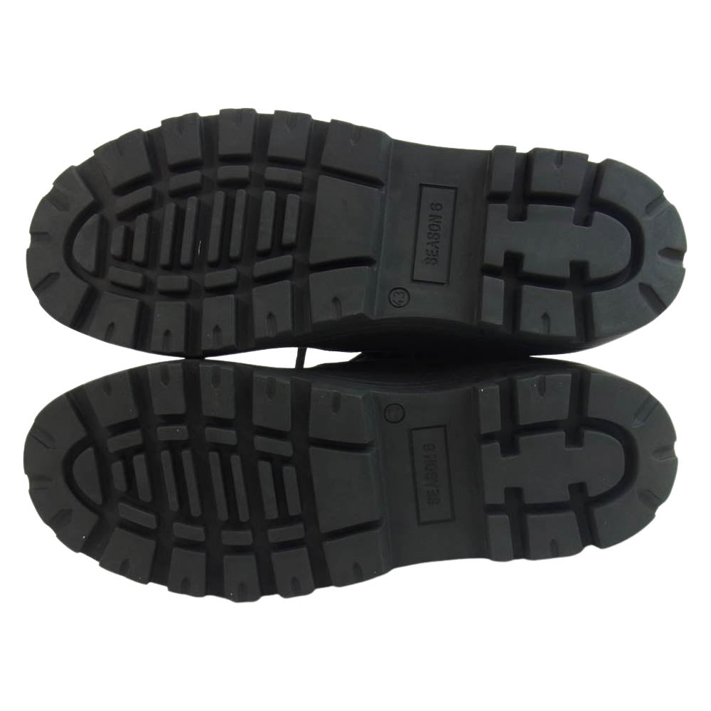 イージー シーズン6 国内正規品 イーストランドタグ KM5015.070 Thick Suede Combat Boot スエード コンバット ブーツ ブラック系 43【新古品】【未使用】【中古】