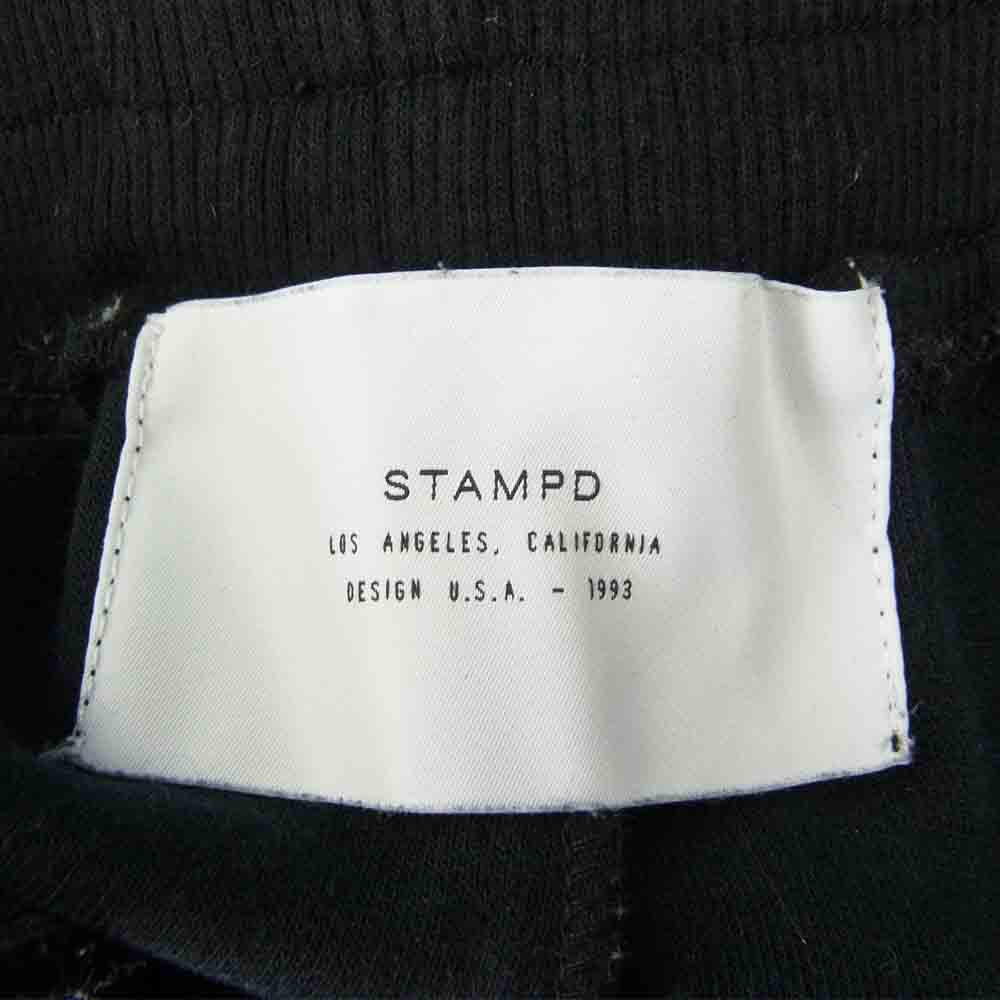 スタンプド 18SS Drive Sweat Pants ドライブ スウェット パンツ ブラック系 L【中古】
