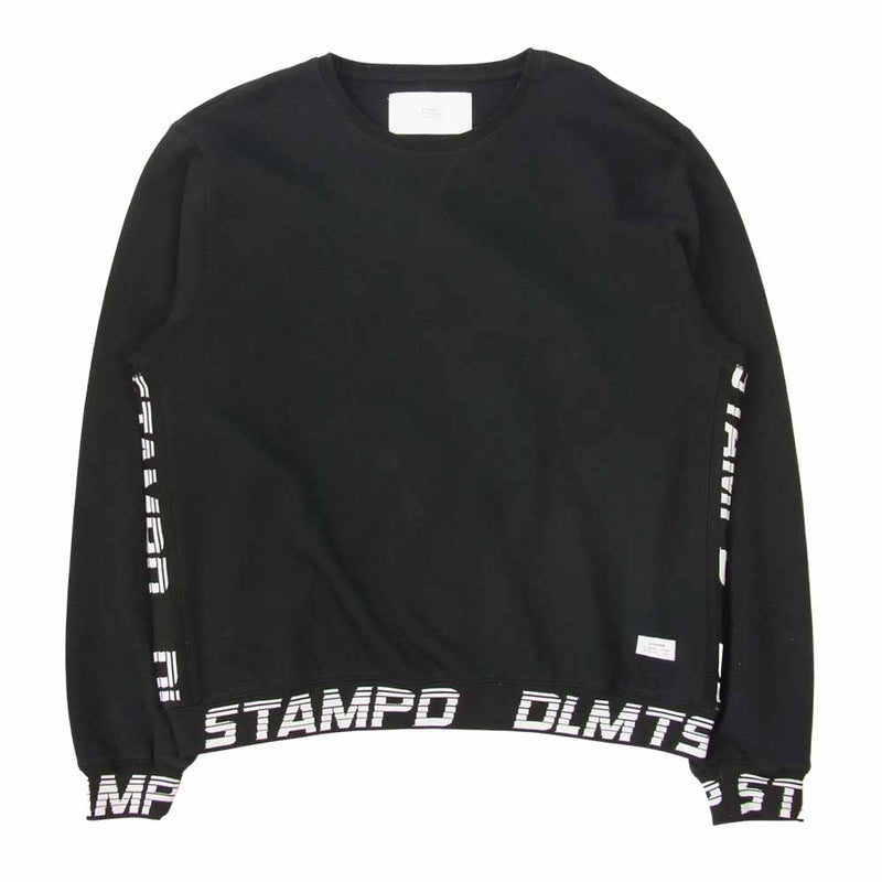 スタンプド 18SS Drive Pullover Crew Sweatshirt ドライブ プルオーバー クルー スウェット シャツ ブラック系 XL【中古】