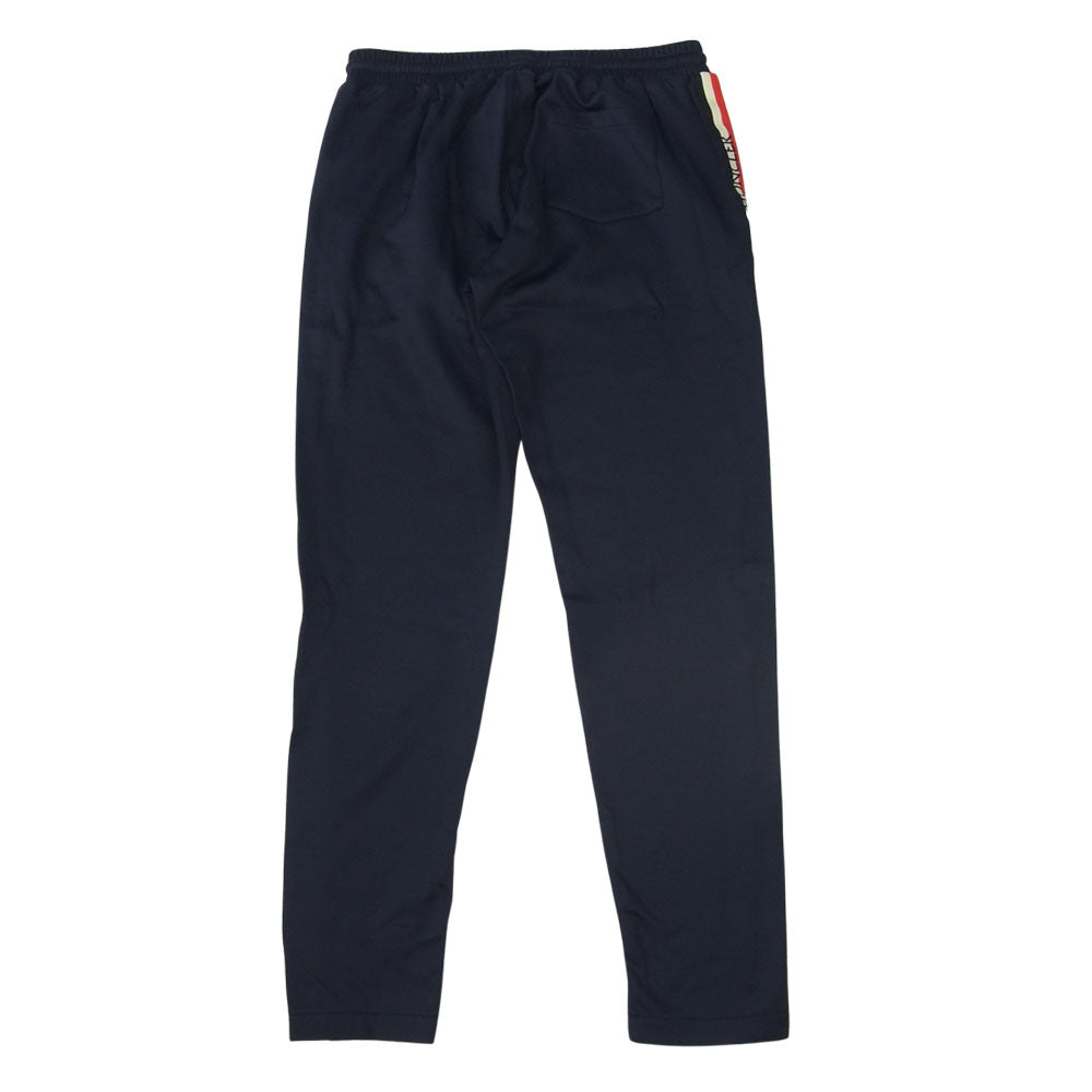 MONCLER モンクレール 国内正規品 PANTALONE パンタロン サイドライン ロゴ ジャージー トラック パンツ ネイビー系 XL【美品】【中古】