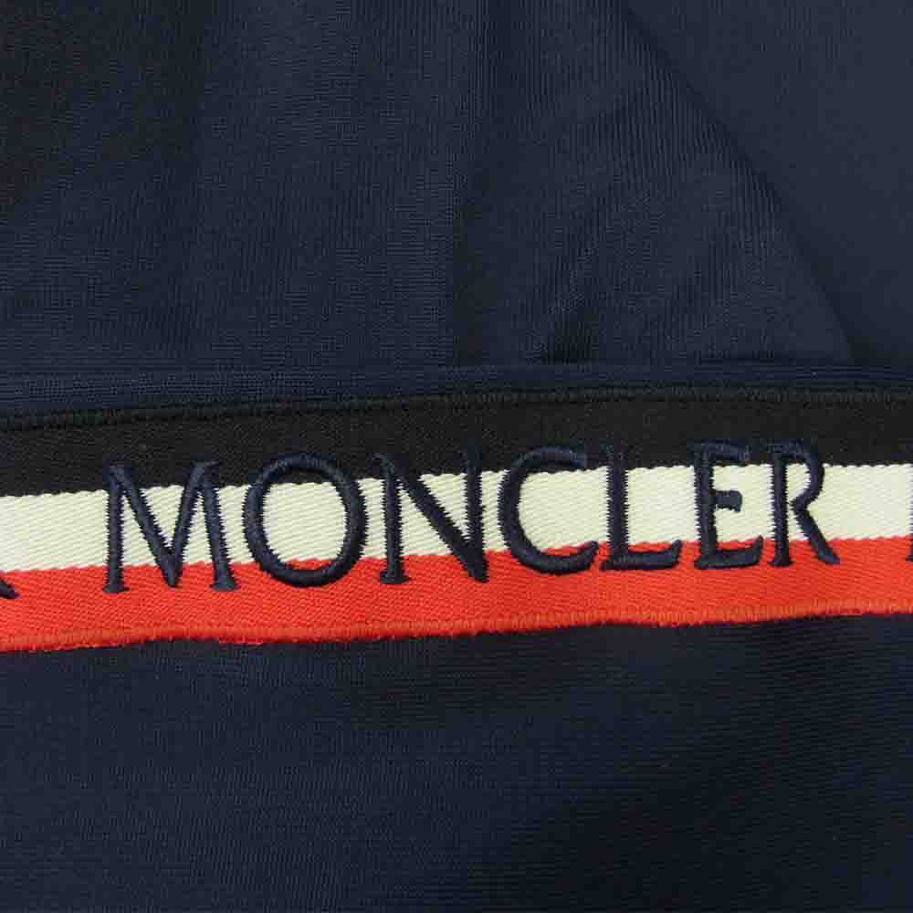 MONCLER モンクレール 国内正規品 MAGLIA CARDIGAN マグリア カーディガン サイドライン ロゴ ジャージー トラック ジャケット ネイビー系 XL【美品】【中古】