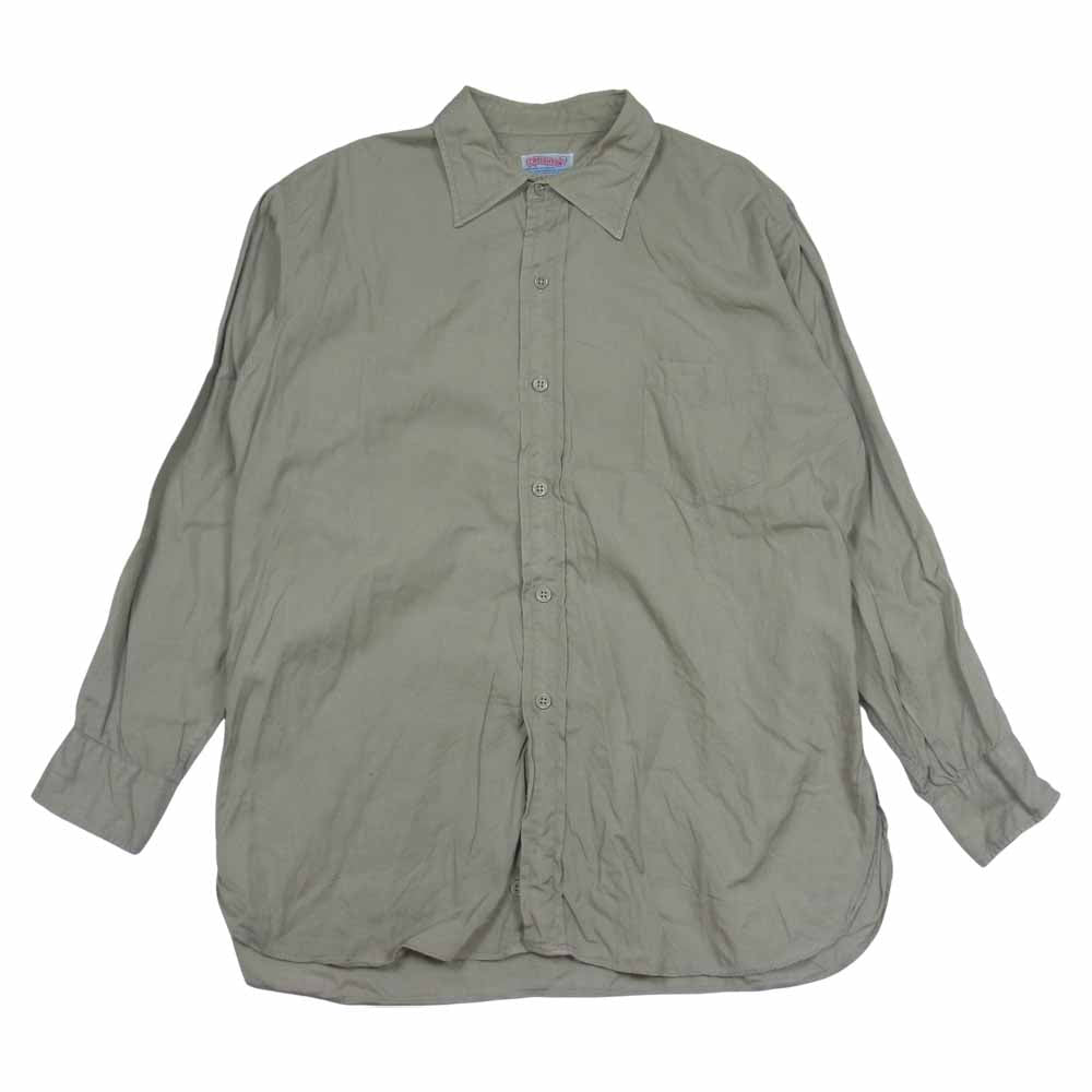 クレイトン ヴィンテージ マチ付き ワーク シャツ ベージュ系 表記無し【中古】