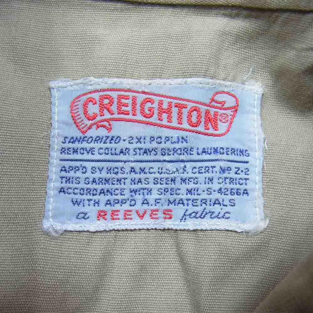 クレイトン ヴィンテージ マチ付き ワーク シャツ ベージュ系 表記無し【中古】