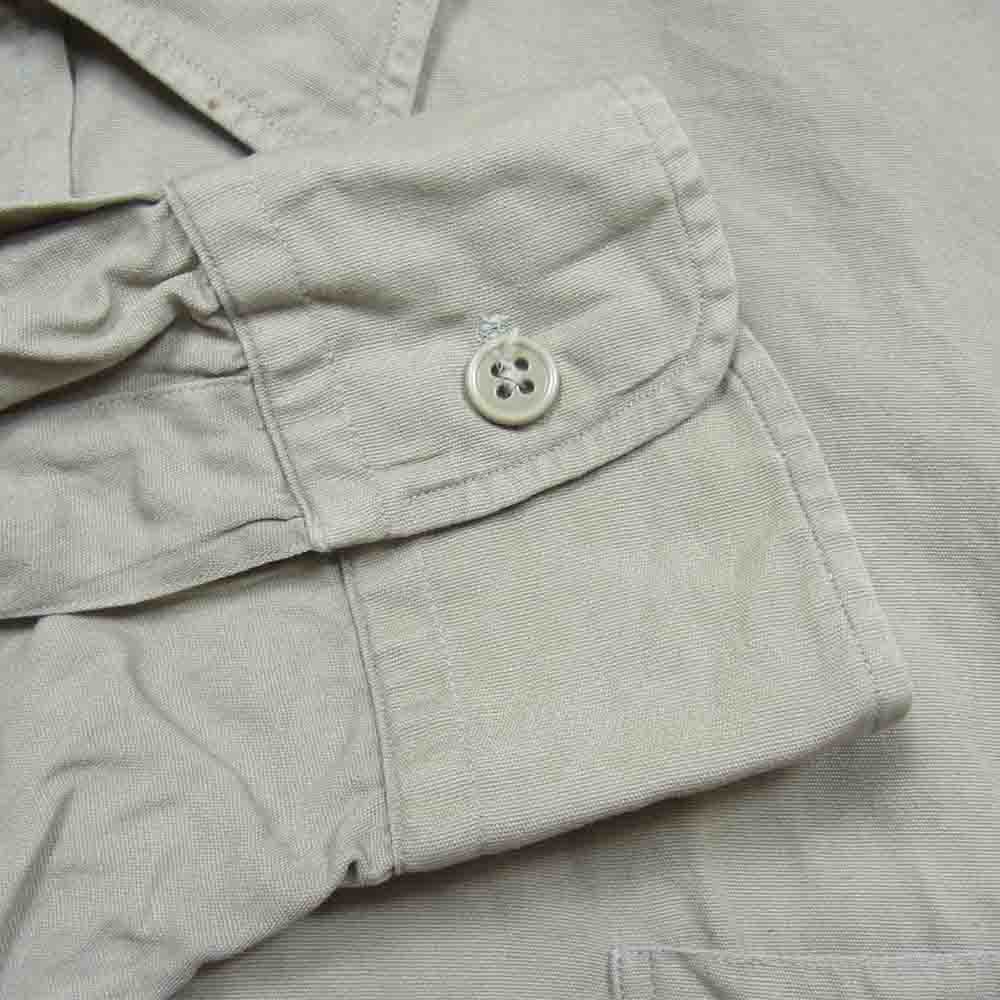 クレイトン ヴィンテージ マチ付き ワーク シャツ ベージュ系 表記無し【中古】
