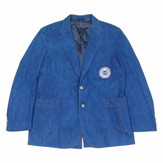 Levi's リーバイス vintage 80s Panatela ヴィンテージ パナテラ デニム テーラード ジャケット インディゴブルー系 44【中古】
