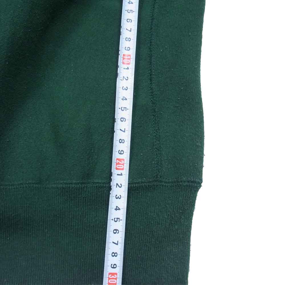 Lee リー ヴィンテージ USA製 胸刺繍 半袖 スウェット グリーン系 XL【中古】
