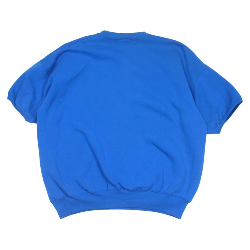 ヘインズ ヴィンテージ プリント 半袖 スウェット ブルー系 XXL【中古】
