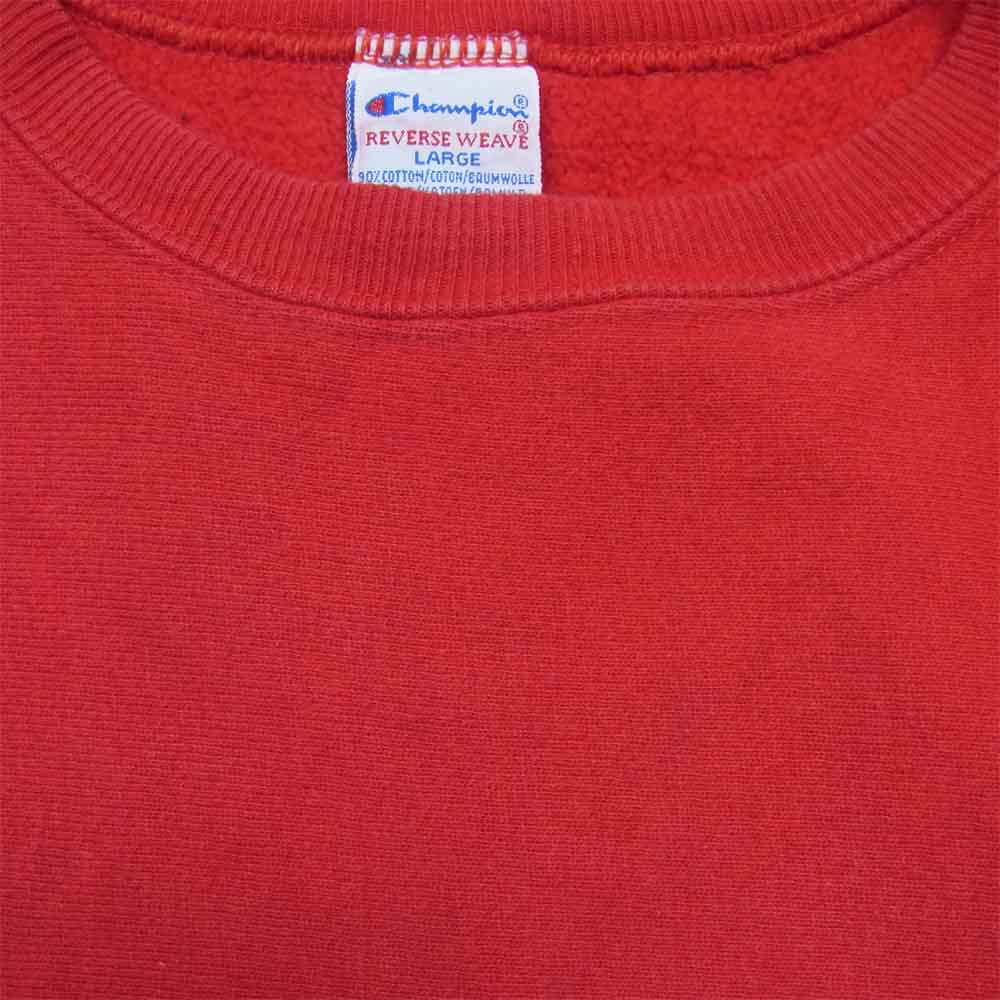 Champion チャンピオン ヴィンテージ 90s USA製 リバースウィーブ スウェット  レッド系 L【中古】