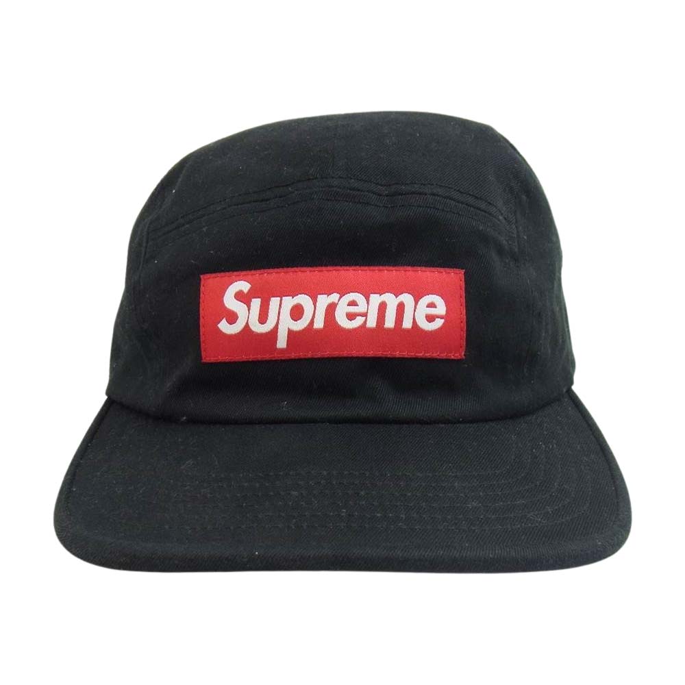 Supreme シュプリーム 5 Panel Camp Cap ボックスロゴ パネル キャンプ キャップ ブラック系【中古】