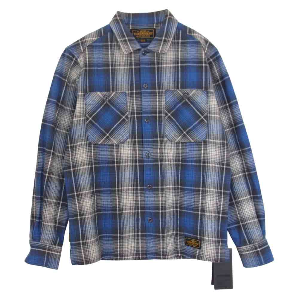 NEIGHBORHOOD ネイバーフッド 171ARNH-SHM01 LOGGER C-SHIRT チェック 長袖シャツ ブルー系 S【中古】