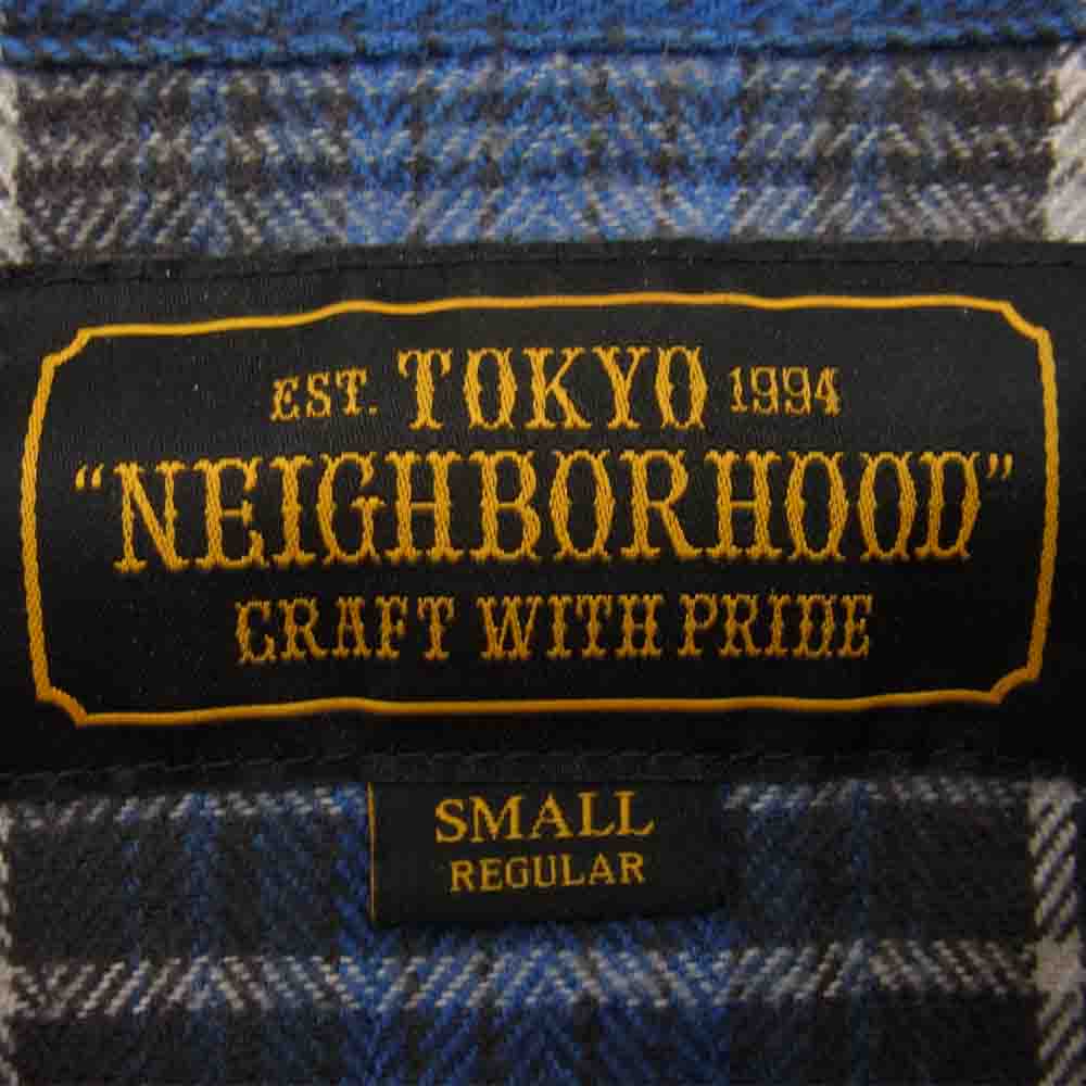 NEIGHBORHOOD ネイバーフッド 171ARNH-SHM01 LOGGER C-SHIRT チェック 長袖シャツ ブルー系 S【中古】
