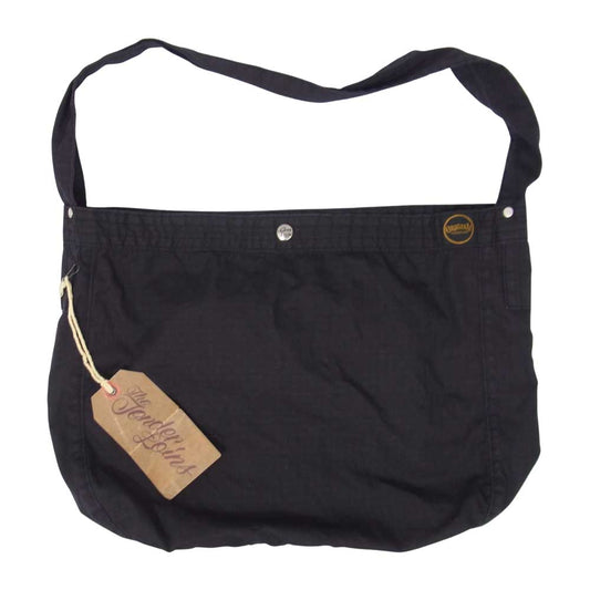 TENDERLOIN テンダーロイン T-NEWS PAPER BAG ニュース ペーパー リップストップ バッグ ブラック系【中古】