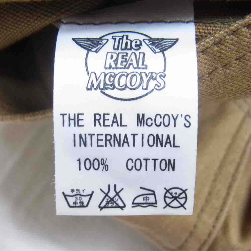 The REAL McCOY'S ザリアルマッコイズ JOE McCOY ジョーマッコイ 8HOURUNION エイトアワーユニオン 722 ダック ダブルニー パンツ カーキブラウン系 34【中古】