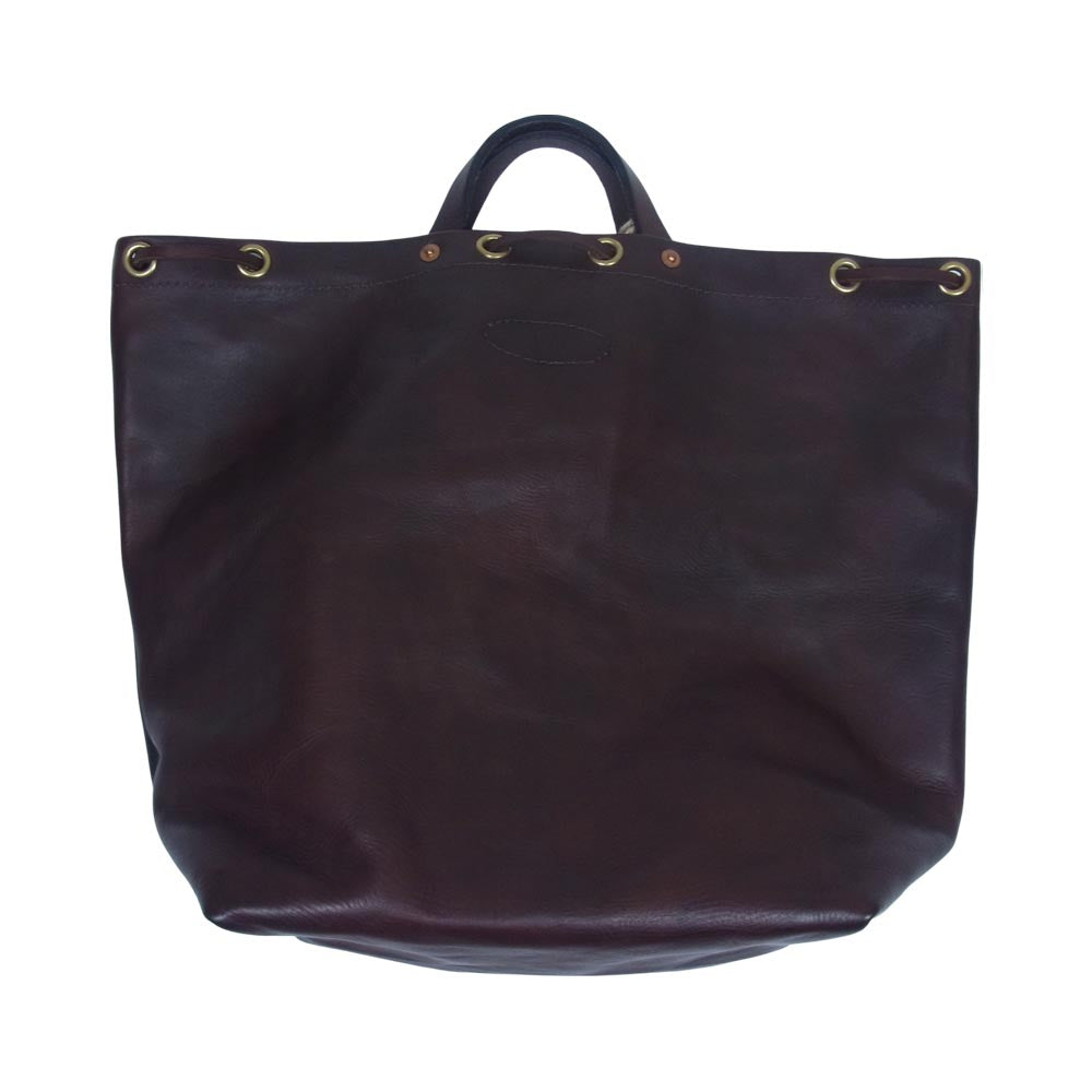 ヴァスコ VS-210L LEATHER MAIL PURSE BAG USMAIL ステンシル レザー バッグ ブラウン系【中古】