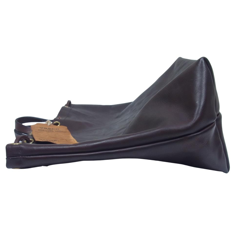 ヴァスコ VS-210L LEATHER MAIL PURSE BAG USMAIL ステンシル レザー バッグ ブラウン系【中古】
