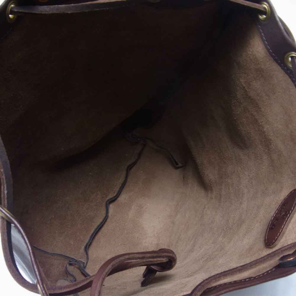 ヴァスコ VS-210L LEATHER MAIL PURSE BAG USMAIL ステンシル レザー バッグ ブラウン系【中古】