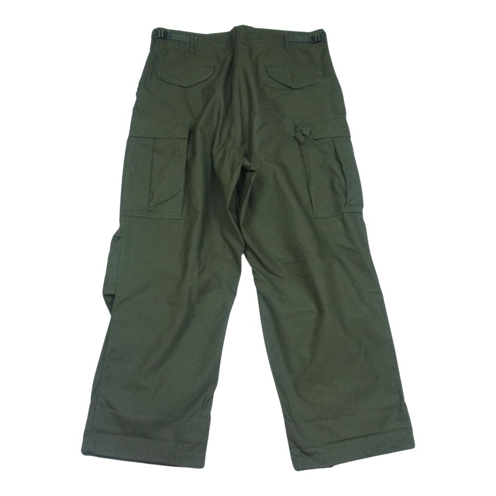 アメリカ軍 DSA 100-67-C-4703 60s M-65 GRIPPERジッパー フィールド カーゴパンツ ミリタリー パンツ カーキ系 M【中古】