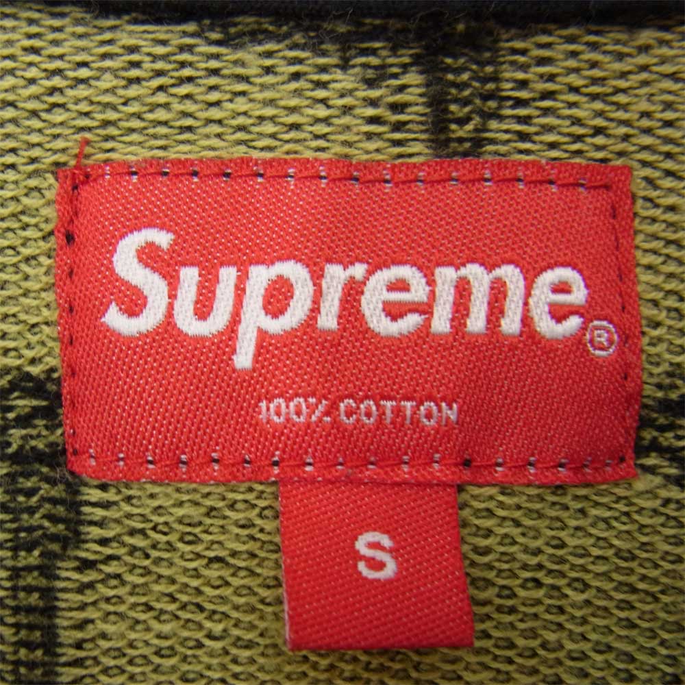 Supreme シュプリーム 15AW Jacguard Uzi Pocket Tee 銃 ピストル ジャガード 長袖 Tシャツ ブラック系 S【中古】