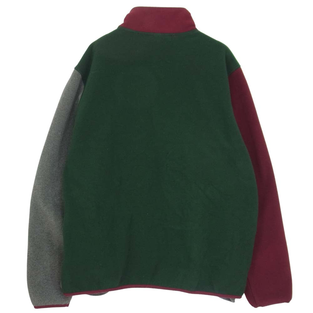 Supreme シュプリーム 16AW Polartec Flannel color Brocked Hals Snap ポーラテック カラー ブロック ハーフ スナップフリース マルチカラー系 M【中古】
