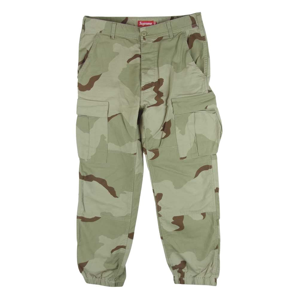 Supreme シュプリーム 16SS Cargo Pant デザート カモ カーゴ パンツ ベージュ系 30【中古】