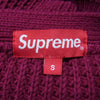 Supreme シュプリーム 15SS Waffle Cardigan ワッフル カーディガン レッド系 S【中古】