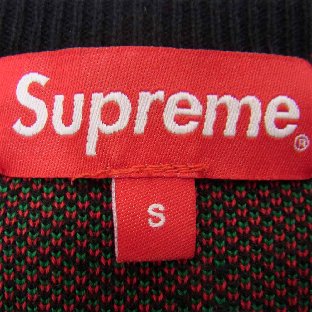 Supreme シュプリーム 14AW Cherries Sweater チェリー さくらんぼ セーター ブラック系 レッド系 S【中古】