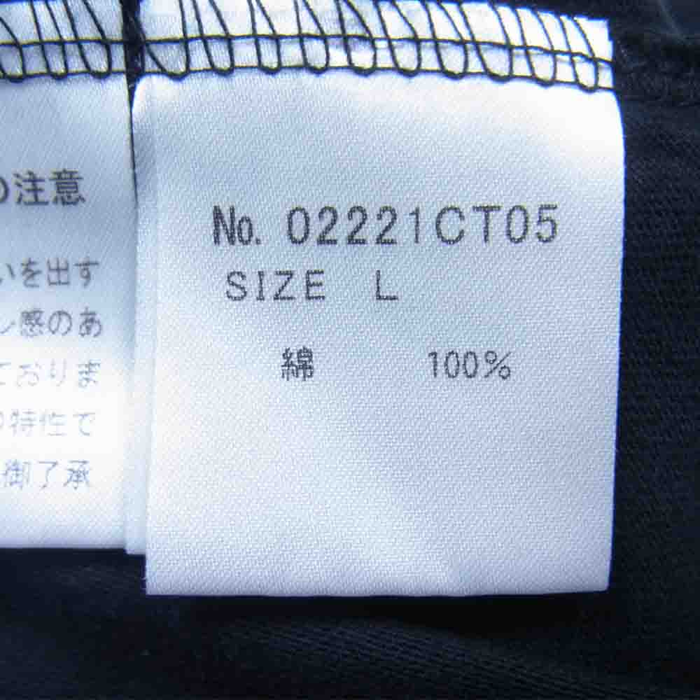 HYSTERIC GLAMOUR ヒステリックグラマー 02221CT05 VIXEN GIRL刺繍 半袖 Tシャツ ブラック系 L【新古品】【未使用】【中古】