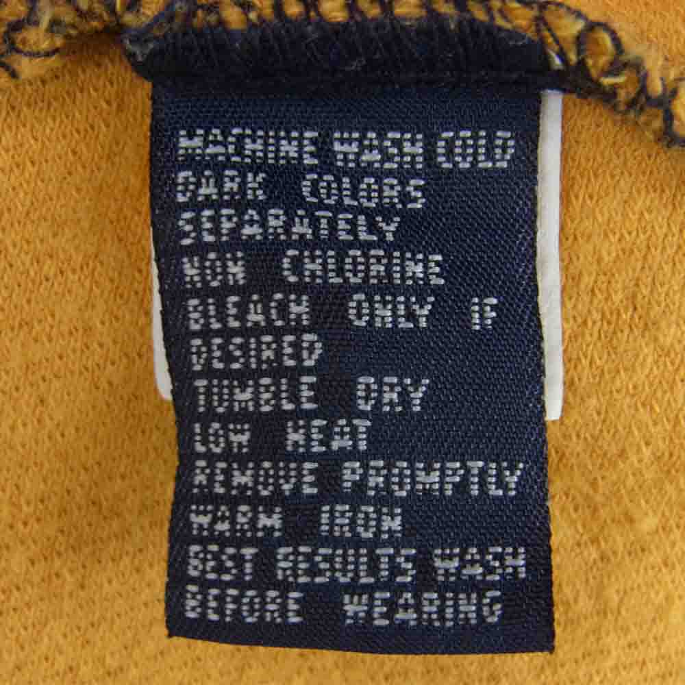 RALPH LAUREN ラルフローレン CHAPS チャップス ヴィンテージ 90s ロングスリーブ ポロシャツ イエロー系 パープル系 XL【中古】