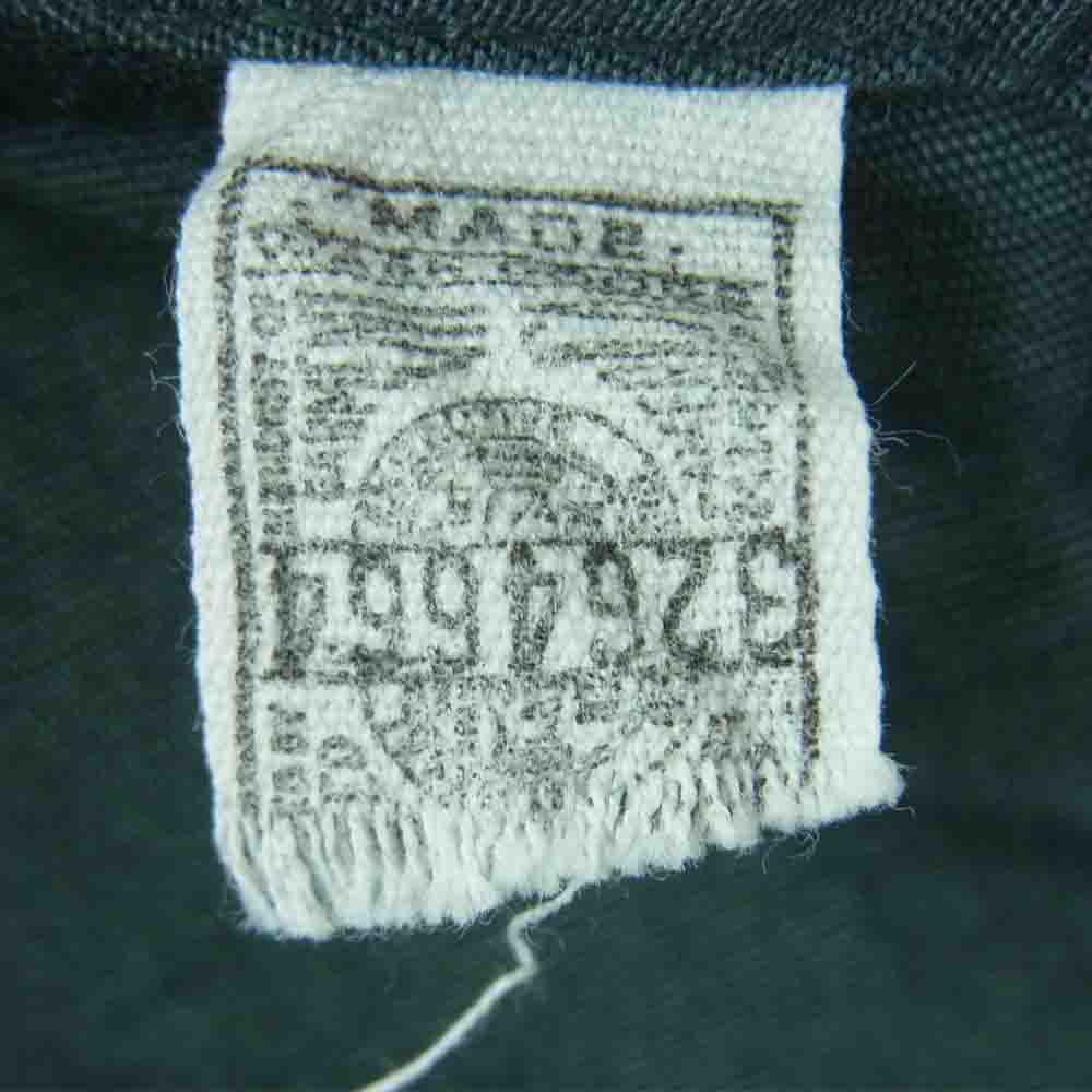 Lee リー ヴィンテージ 60s USA製 マチ付き 半袖 ワーク シャツ コットン グリーン系 15-15.5【中古】