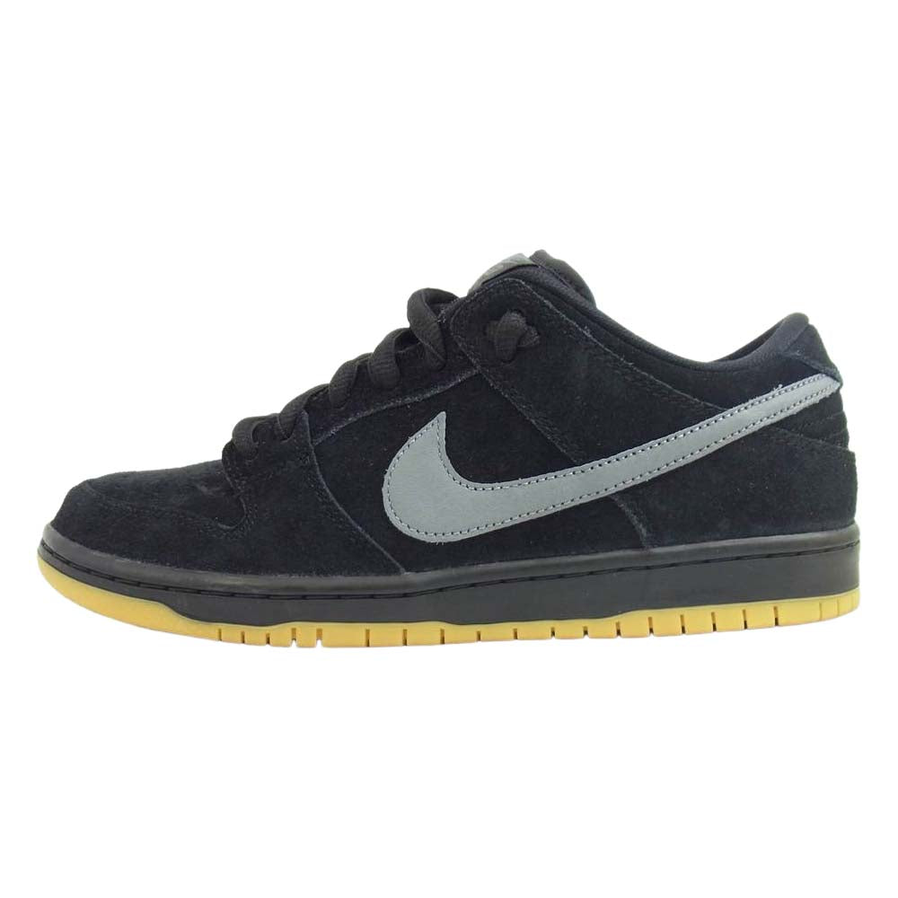 NIKE ナイキ BQ6817 010 SB DUNK LOW PRO FOG GREY GUM ダンク ロー フォグ ガムソール Black/Grey/Gum 26.5cm【美品】【中古】