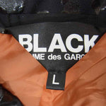 COMME des GARCONS コムデギャルソン BLACK 21SS 1G-J005 エステル レオパード プリント 皺加工 ジャケット ブラック系 L【新古品】【未使用】【中古】