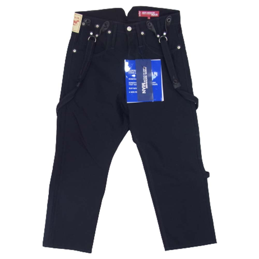 JUNYA WATANABE COMME des GARCONS MAN ジュンヤワタナベコムデギャルソンマン Levi's リーバイス WG-P207 AD2020 再構築 コットン ウール RED カスタマイズ サスペンダー パンツ ネイビー系 XS【新古品】【未使用】【中古】