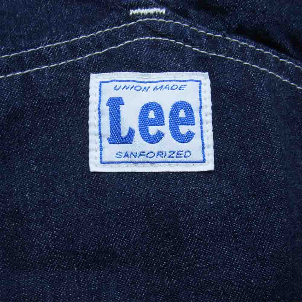 Lee リー LM7254 DUNGAREES OVERALL ダンガリーズ デニム オーバーオール インディゴブルー系 L【中古】