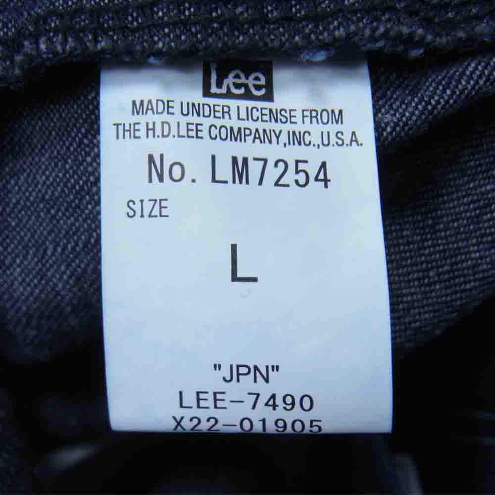 Lee リー LM7254 DUNGAREES OVERALL ダンガリーズ デニム オーバーオール インディゴブルー系 L【中古】