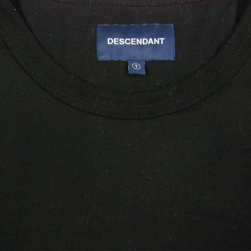 DESCENDANT ディセンダント ポケット Tシャツ ブラック系 1【中古】