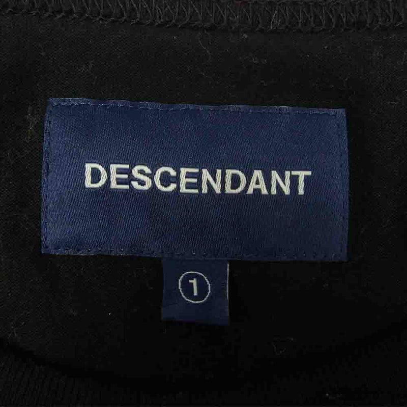 DESCENDANT ディセンダント ポケット Tシャツ ブラック系 1【中古】