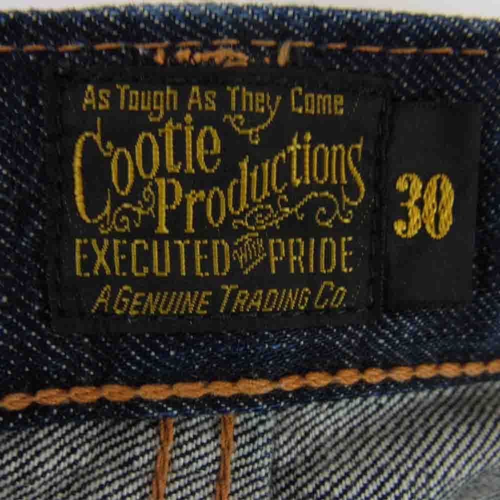 COOTIE クーティー ボタンフライ デニム パンツ インディゴブルー系 30【中古】