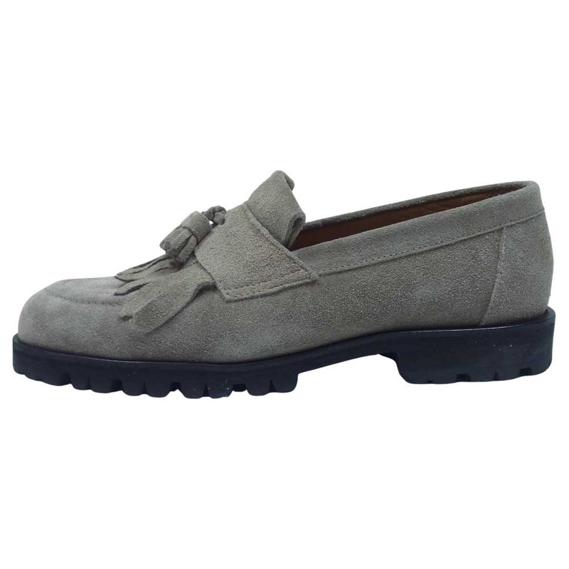 BAL バル BAL-T&C-04 × TOMO&CO COMMAND SOLE TASSELE LOAFER トモアンドシーオー コマンドソール タッセル ローファー グレイッシュベージュ 25【中古】